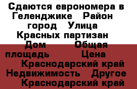 Сдаются еврономера в Геленджике › Район ­ город › Улица ­ Красных партизан › Дом ­ 71 › Общая площадь ­ 102 › Цена ­ 5 000 - Краснодарский край Недвижимость » Другое   . Краснодарский край
